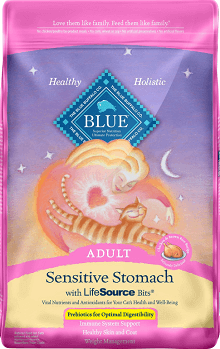 Blue Buffalo Sensitive Stomach Chicken Recipe Adult Dry Cat Food