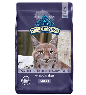 Blue Buffalo Wilderness Mature Chicken Recipe Grain-Free Dry Cat Food