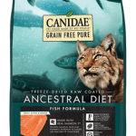 CANIDAE Grain-Free PURE Ancestral Freeze-Dried Raw Coated Salmon Formula Dry Cat Food