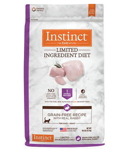 Instinct Limited Ingredient Diet Grain-Free Recipe with Real Rabbit Freeze-Dried Raw Coated Dry Cat Food
