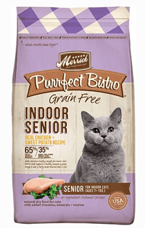 Merrick Purrfect Bistro Grain-Free Indoor Senior Recipe Dry Cat Food