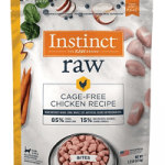 Instinct Frozen Raw Bites Grain-Free Cage-Free Chicken Recipe Cat Food