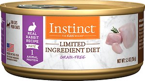 Instinct Limited Ingredient Diet Grain-Free Pate Real Rabbit Recipe Canned Cat Food