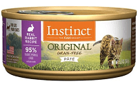 Instinct Original Grain-Free Pate Real Rabbit Recipe Wet Canned Cat Food