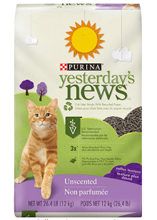 Yesterday's News Softer Texture Unscented Non-Clumping Paper Cat Litter