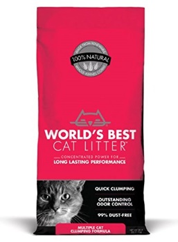 World's Best Multi-Cat Unscented Clumping Corn Cat Litter
